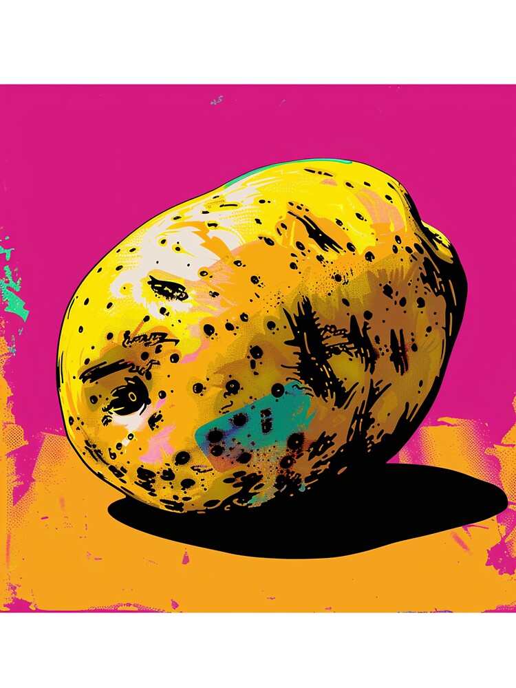 Potato Pop Art 4 by AstroRisq