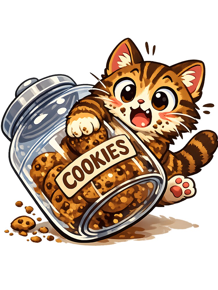 Cookie Jar Cat by doodlepounce