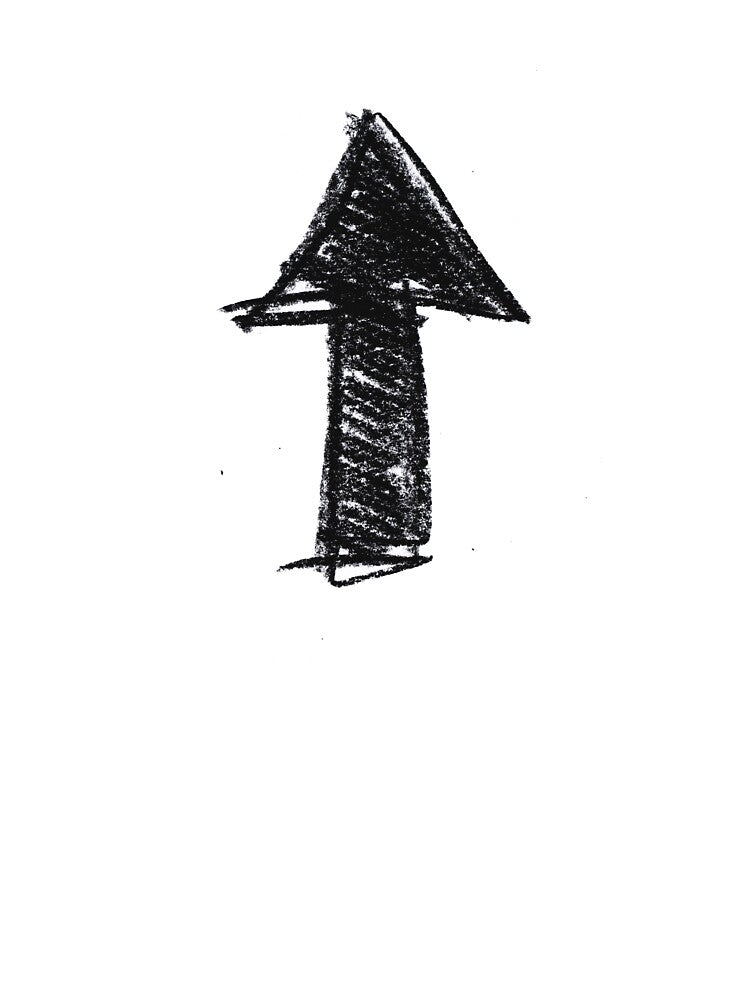 Stylish up arrow by Imutobi