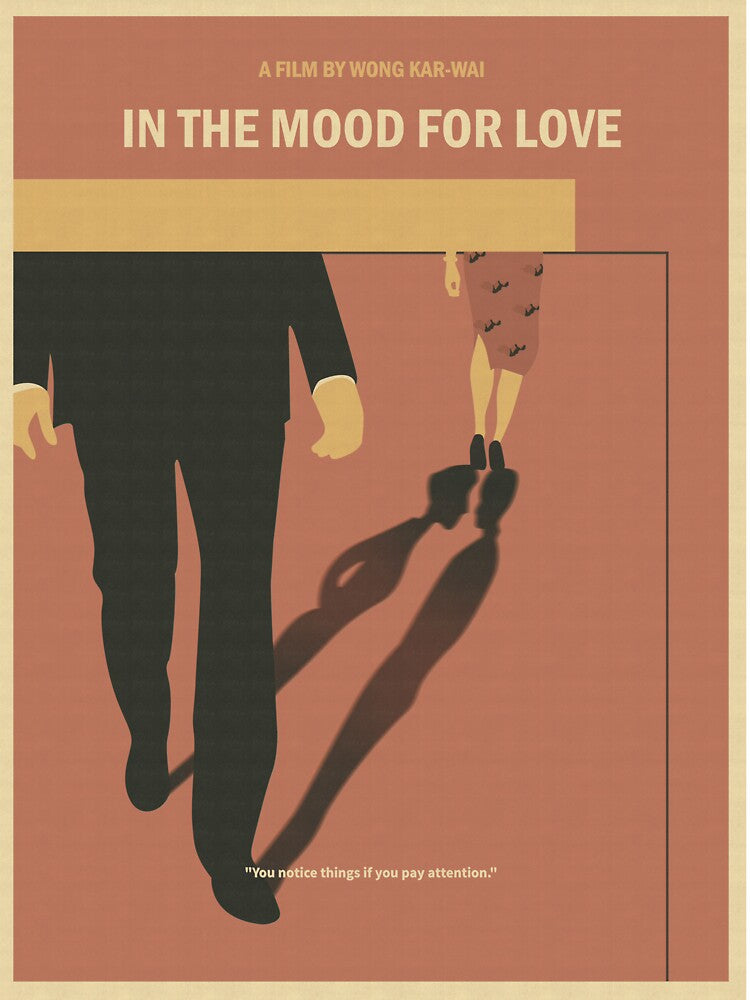 In The Mood For Love 2000 Minimalist Movie Poster by kajiprints