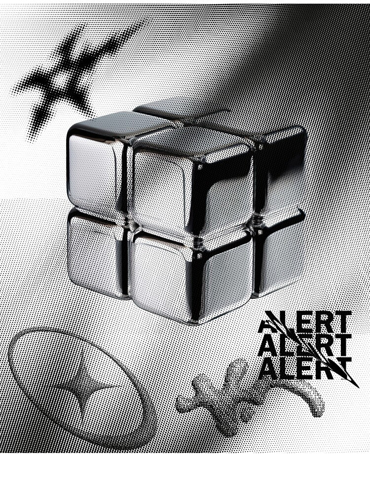 Urban Chaos — Rubik Cube Streetwear Design by HIGHSQUARE
