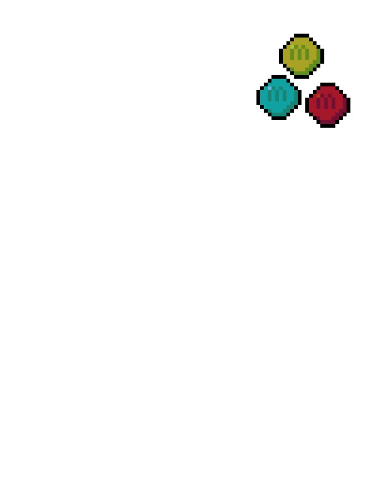 Pixel M&M's - pixel food art by LittleFoodShop