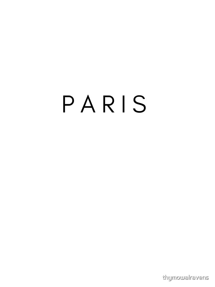 paris by thymowalravens