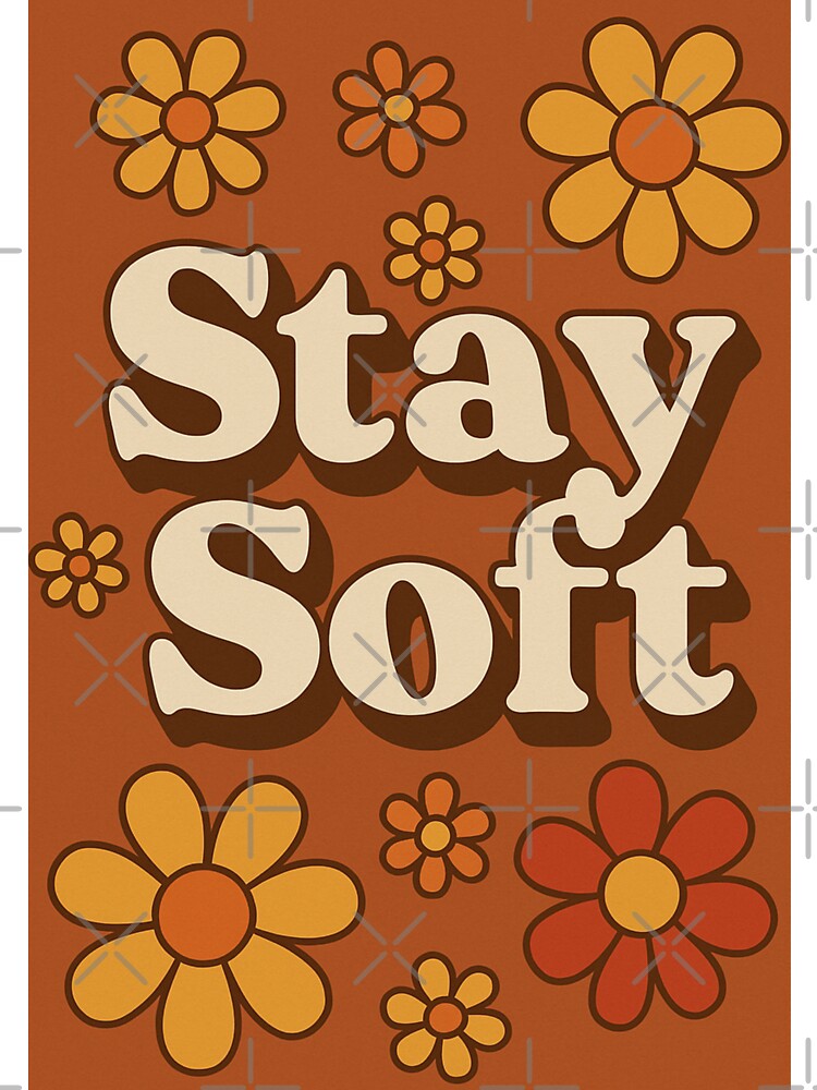 stay soft typo essential tshirt by anandsiva2703