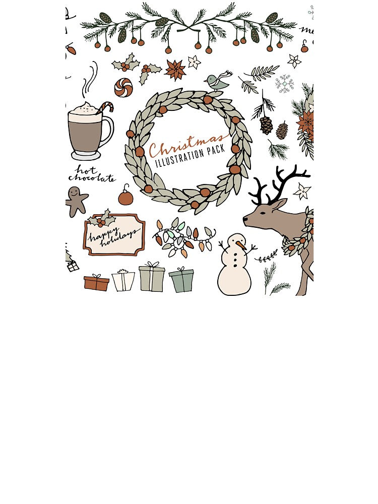 Christmas Illustration Pack by PUWE