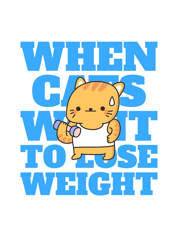 When cats want to lose weight tshirt by Eugenie974