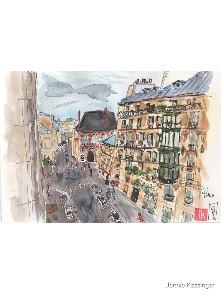 Parisian View from the 5th Arrondissement by Jennie Kessinger