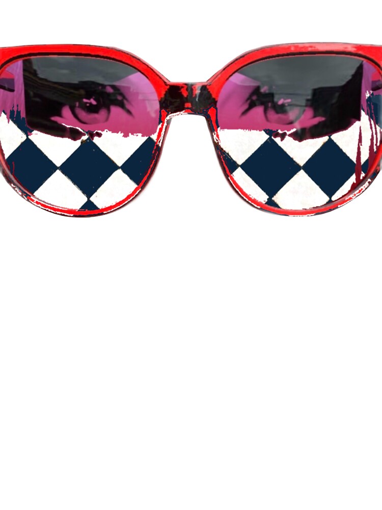 Red Vegas ~Checker Shades by Art By  FRANchessca