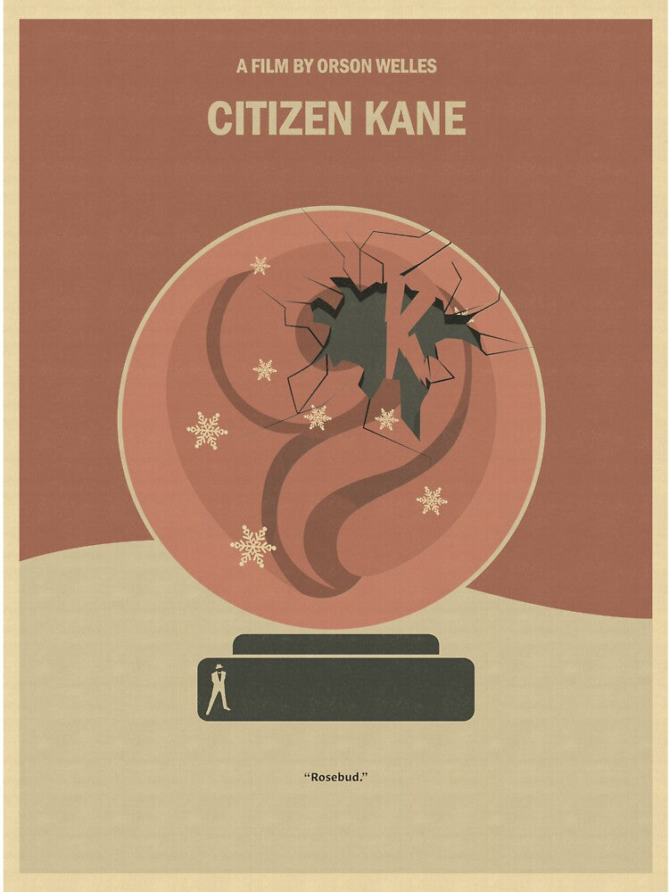 Citizen Kane 1941 Minimalist Movie Poster by kajiprints