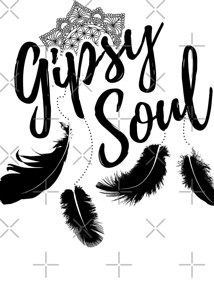 Gipsy soul hippie and yoga meditation design by LuminOrb