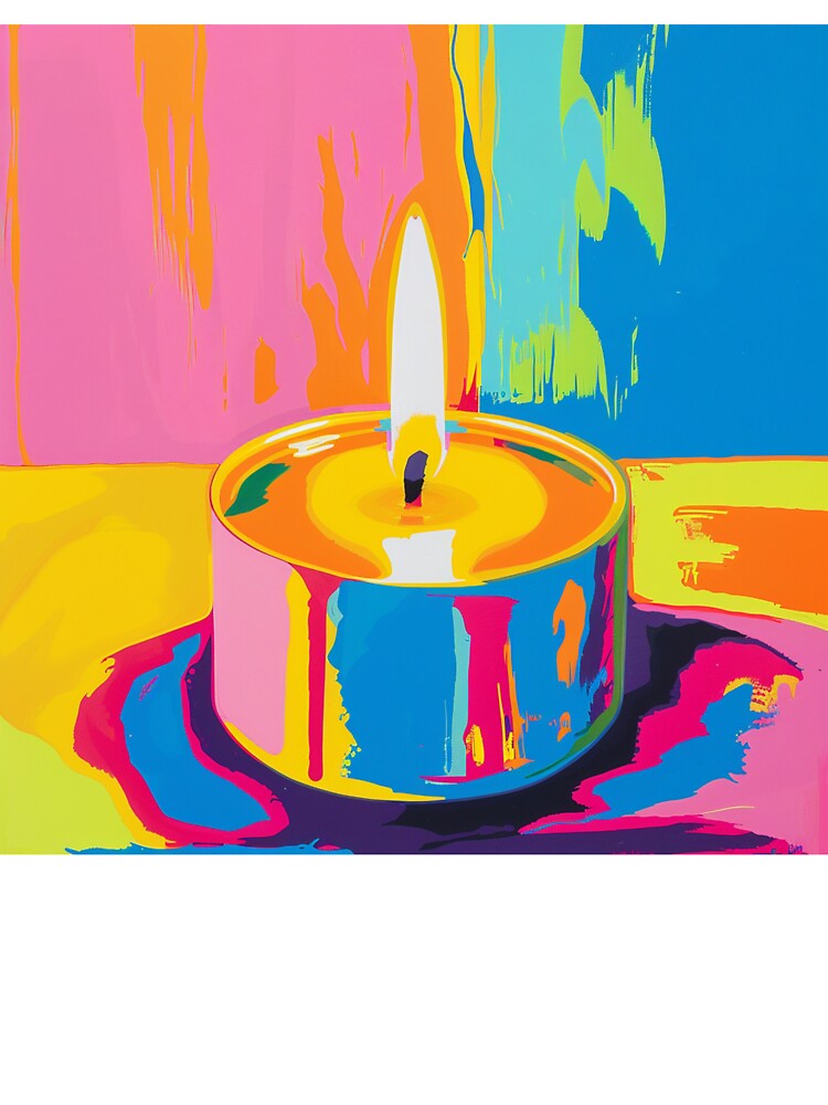 Candle Pop Art 15 by AstroRisq