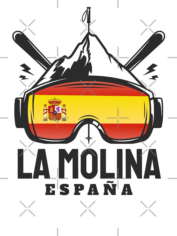 La Molina Spain Ski Skiing Souvenir by JackCurtis1991