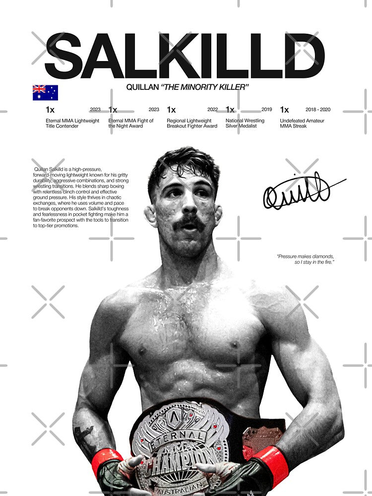 Quillan Salkilld, UFC, MMA by SportsArtMuseum