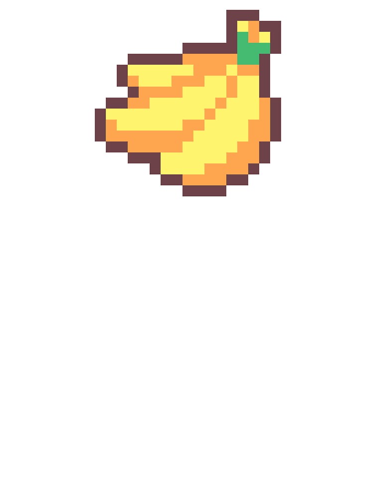 pixel banana by PixelArtiste
