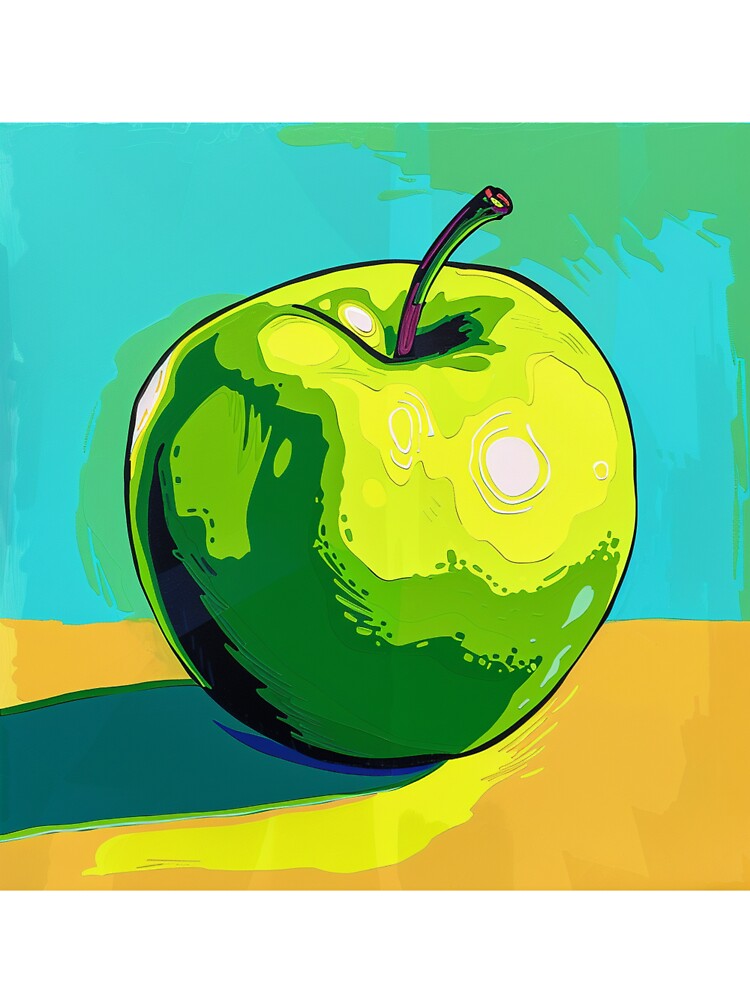 Granny Smith Pop Art 1 by AstroRisq
