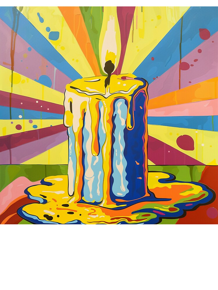 Candle Pop Art 5 by AstroRisq