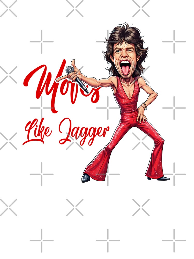 Funny caricature Mick Jagger Moves like Jagger by vectorlove