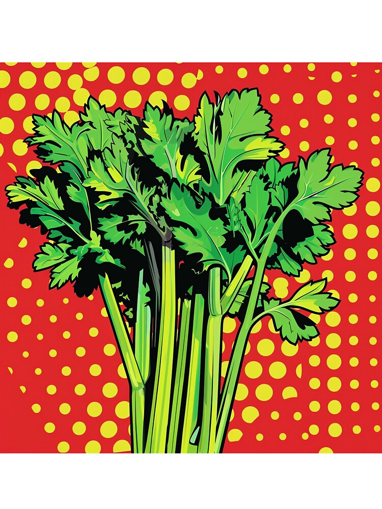 Celery Pop Art 3 by AstroRisq