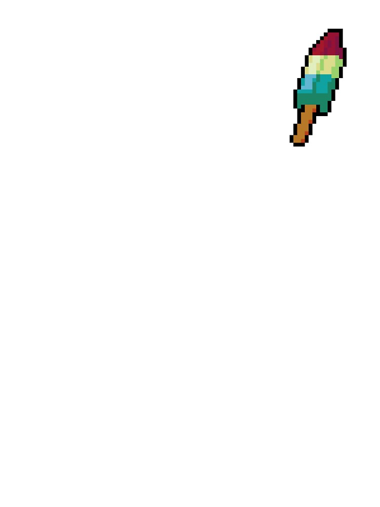 Pixel Firecracker Bomb pop - pixel food art by LittleFoodShop