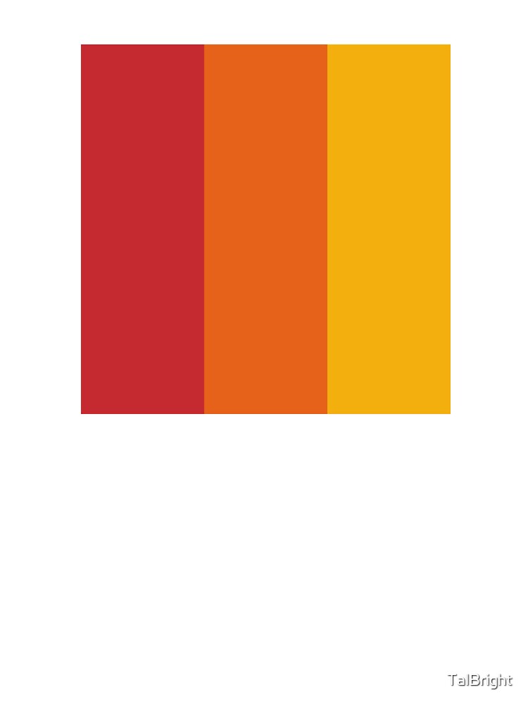 Retro stripes warm colours by TalBright