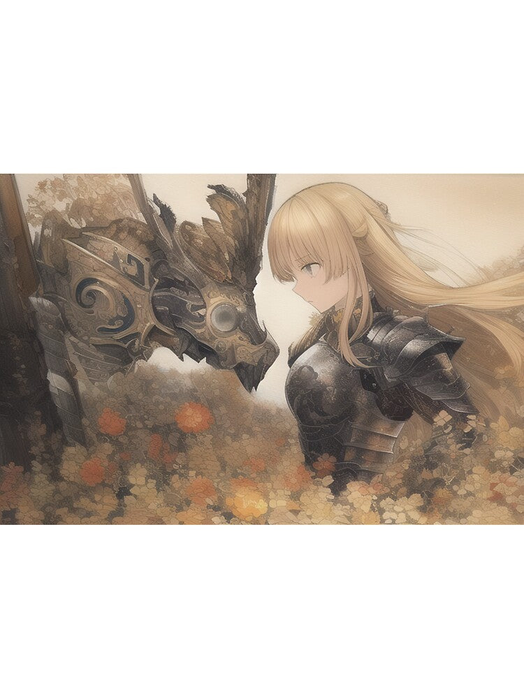 Stoic anime girl by Ganymeade
