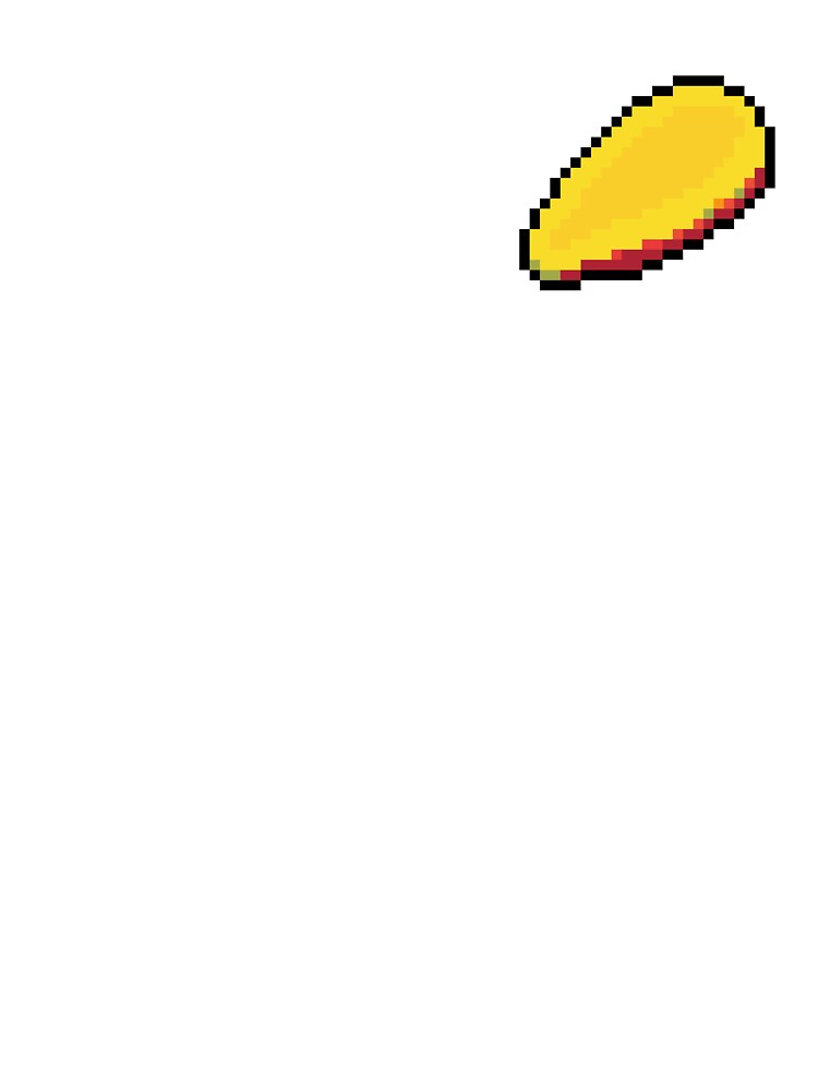 Pixel Mango Slice - pixel food art by LittleFoodShop