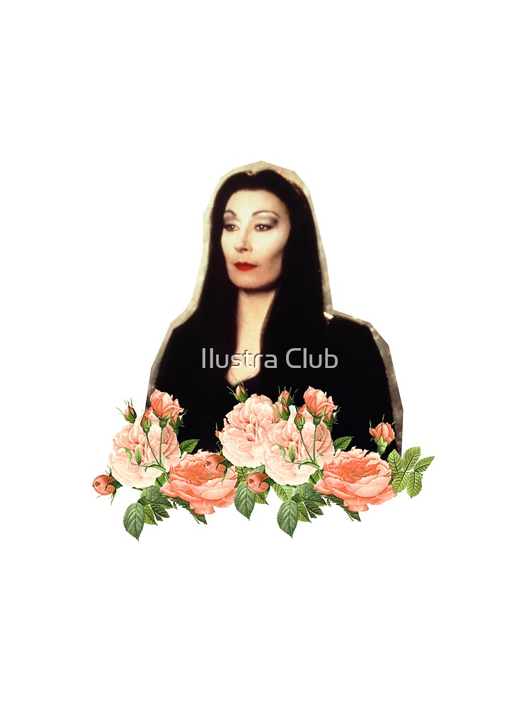 morticia vintage art by Ilustra Club