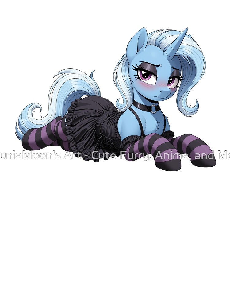 Goth Trixie Lulamoon by CeluniaMoon's Art - Cute Furry, Anime, and More!