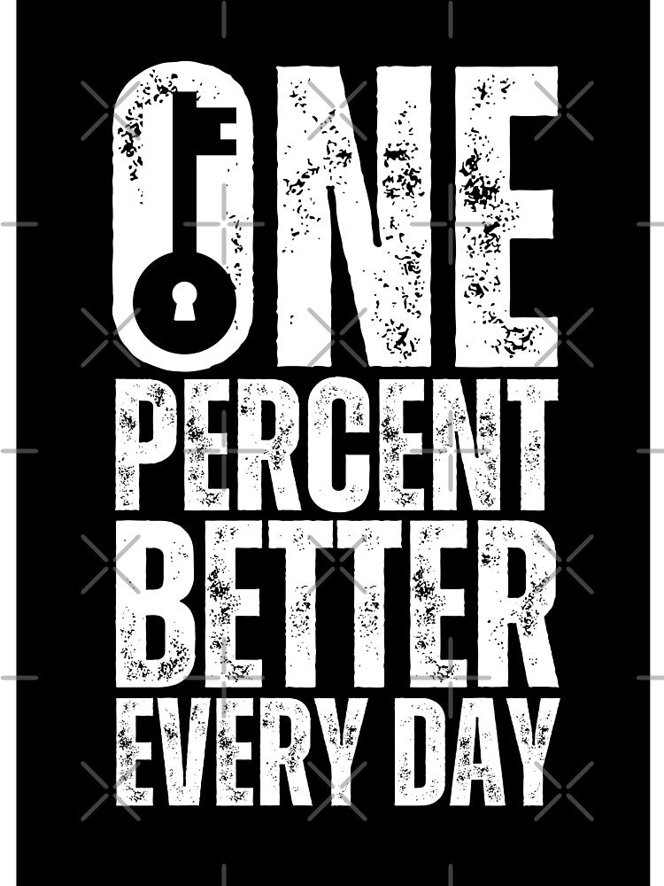 One Percent Better Everyday by Dondonmart