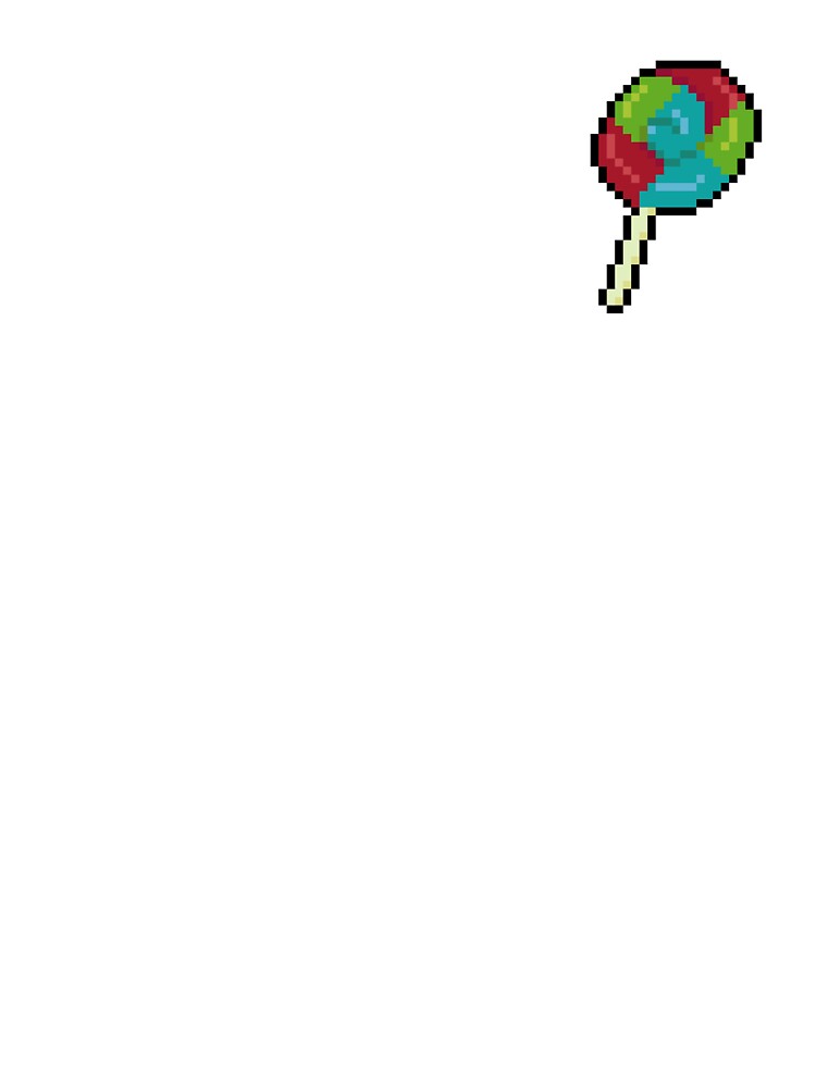 Pixel Lollipop - pixel food art by LittleFoodShop