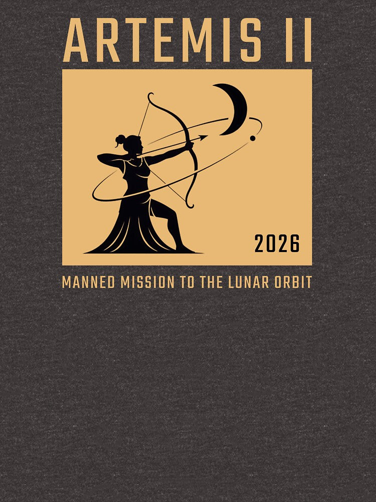 Artemis Goddess Moon Mission 2026 Manned Lunar Orbit Art Artemis 2 by KiwiRider