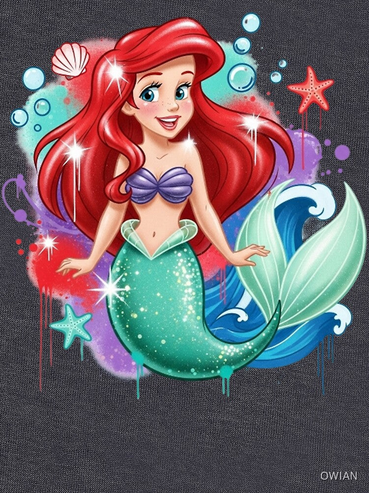 Ariel – Magical Mermaid Princess Art by OWIAN