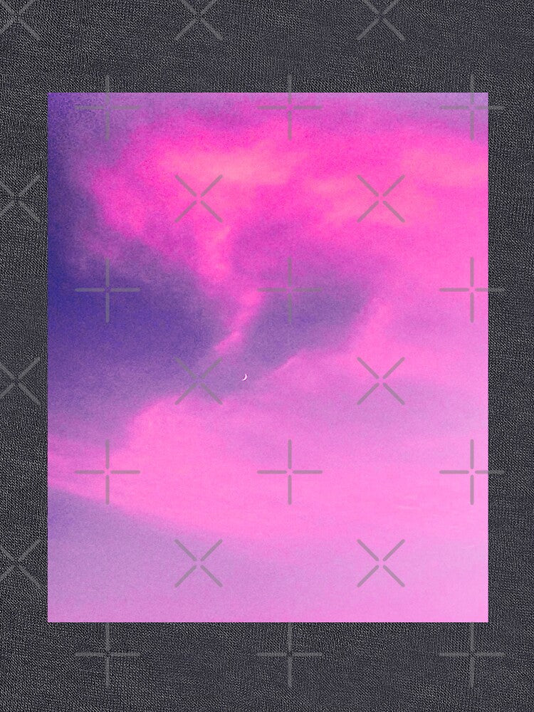 Pink and Purple Cotton Candy Clouds Sky by moremattie