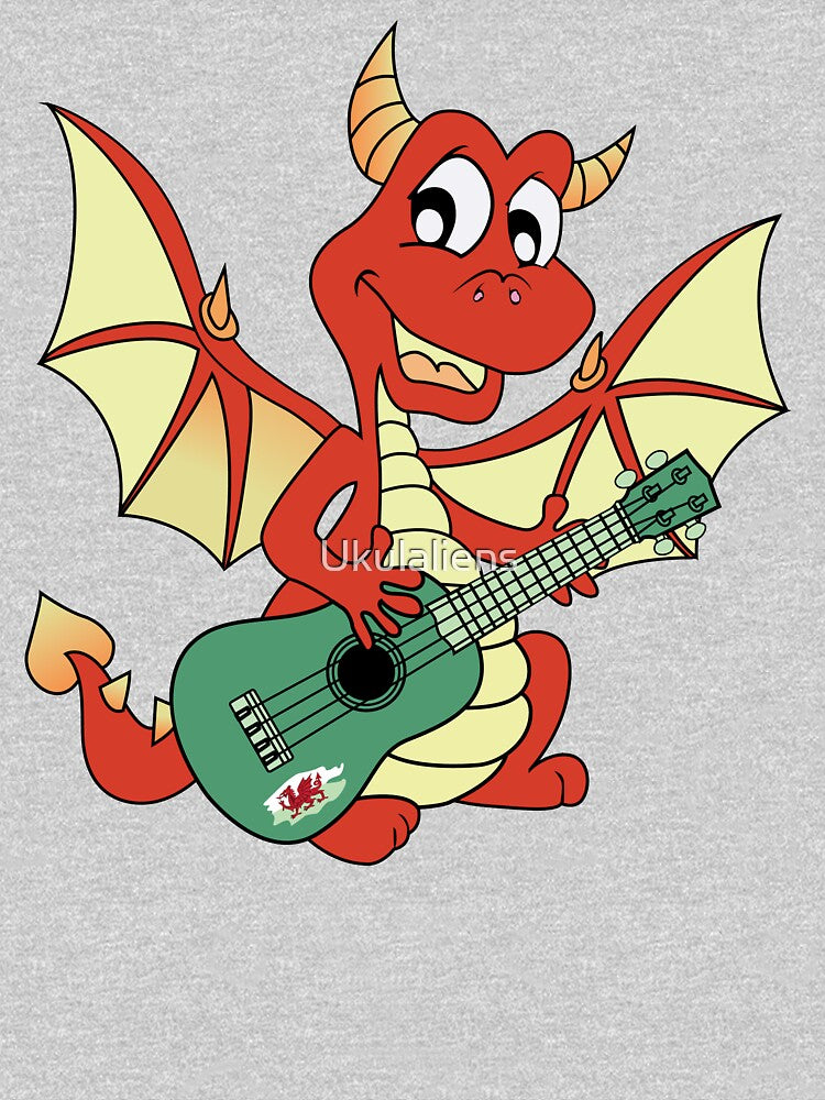 Ukulele Wales Dragon New Logo by Ukulaliens