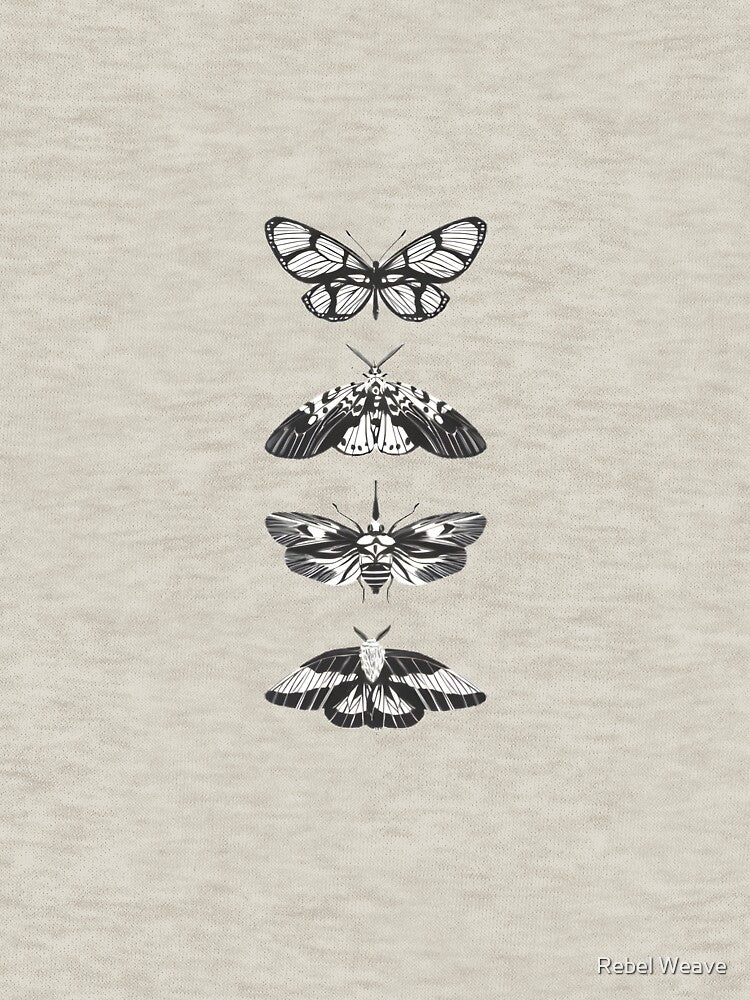 Abstract Butterfly Aesthetic – Minimal Stacked Butterfly Design for Trendy Soft Girl StyleAbstract Butterfly Aesthetic – Minimal Stacked Butterfly Design for Trendy Soft Girl Style by Rebel Weave