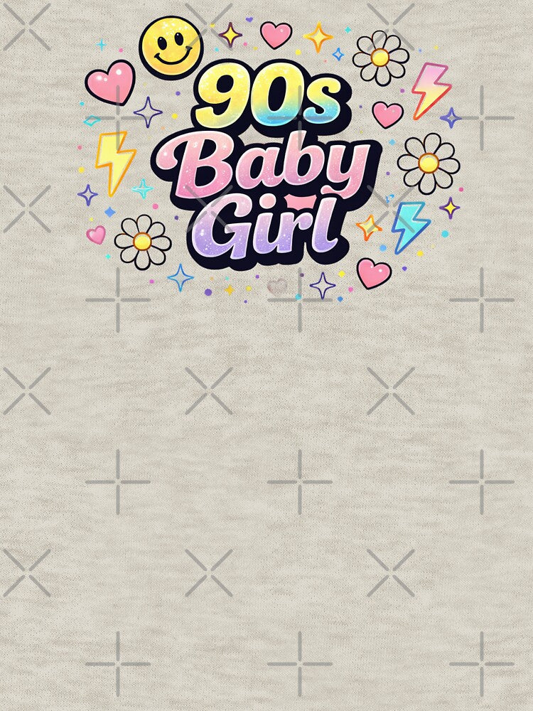 90s Baby Girl Shirt – Vintage 1990s Nostalgia Tee | Cute Retro Throwback Girl Aesthetic by MEMORY-LN-Tees