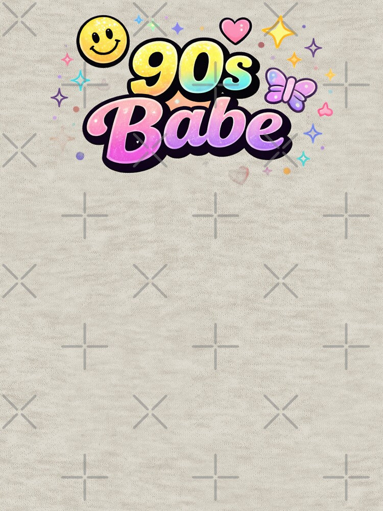 90s Babe Shirt – Vintage Retro Girl Aesthetic Tee | Cute 1990s Nostalgia Fashion by MEMORY-LN-Tees