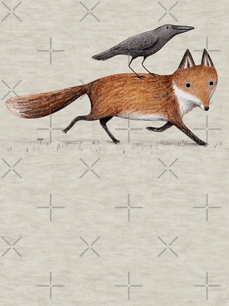 Fox & Crow - Piggyback by SophieCorrigan