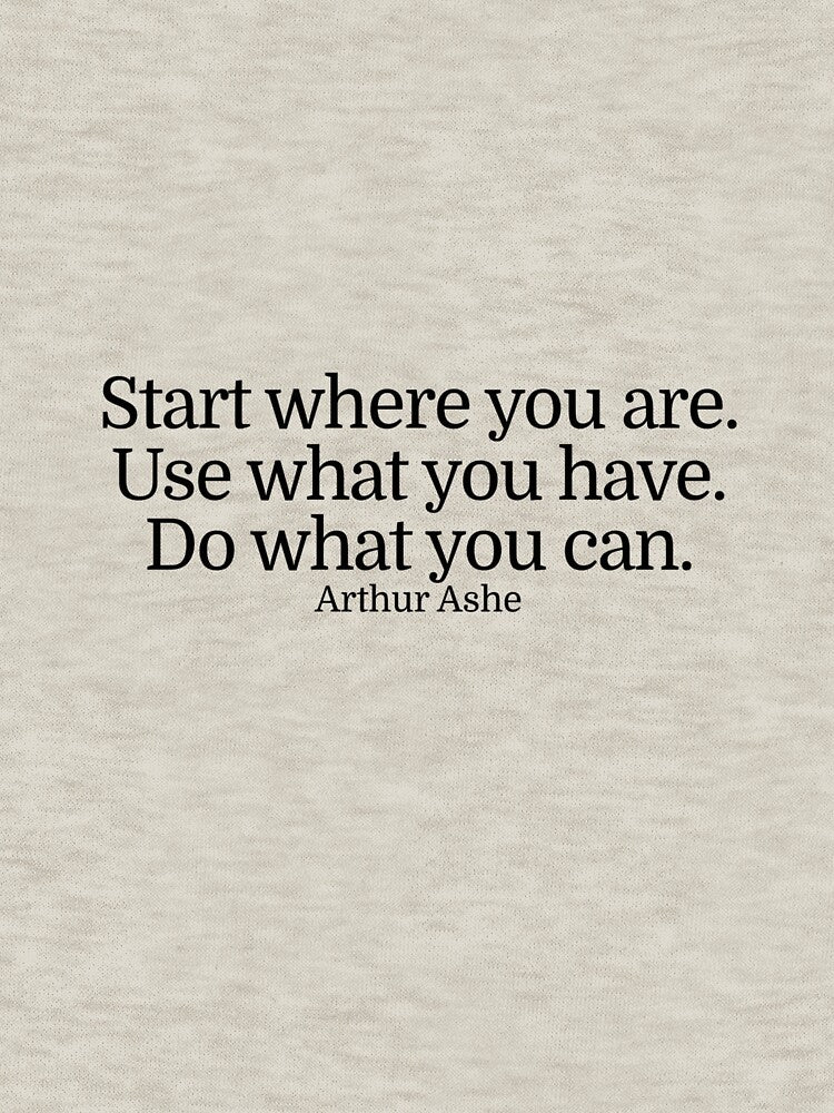 Arthur Ashe Quote by CharmStudio