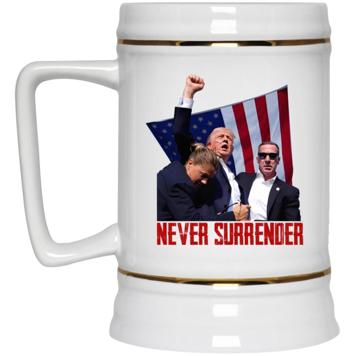 Trump Rally Never Surrender Mug