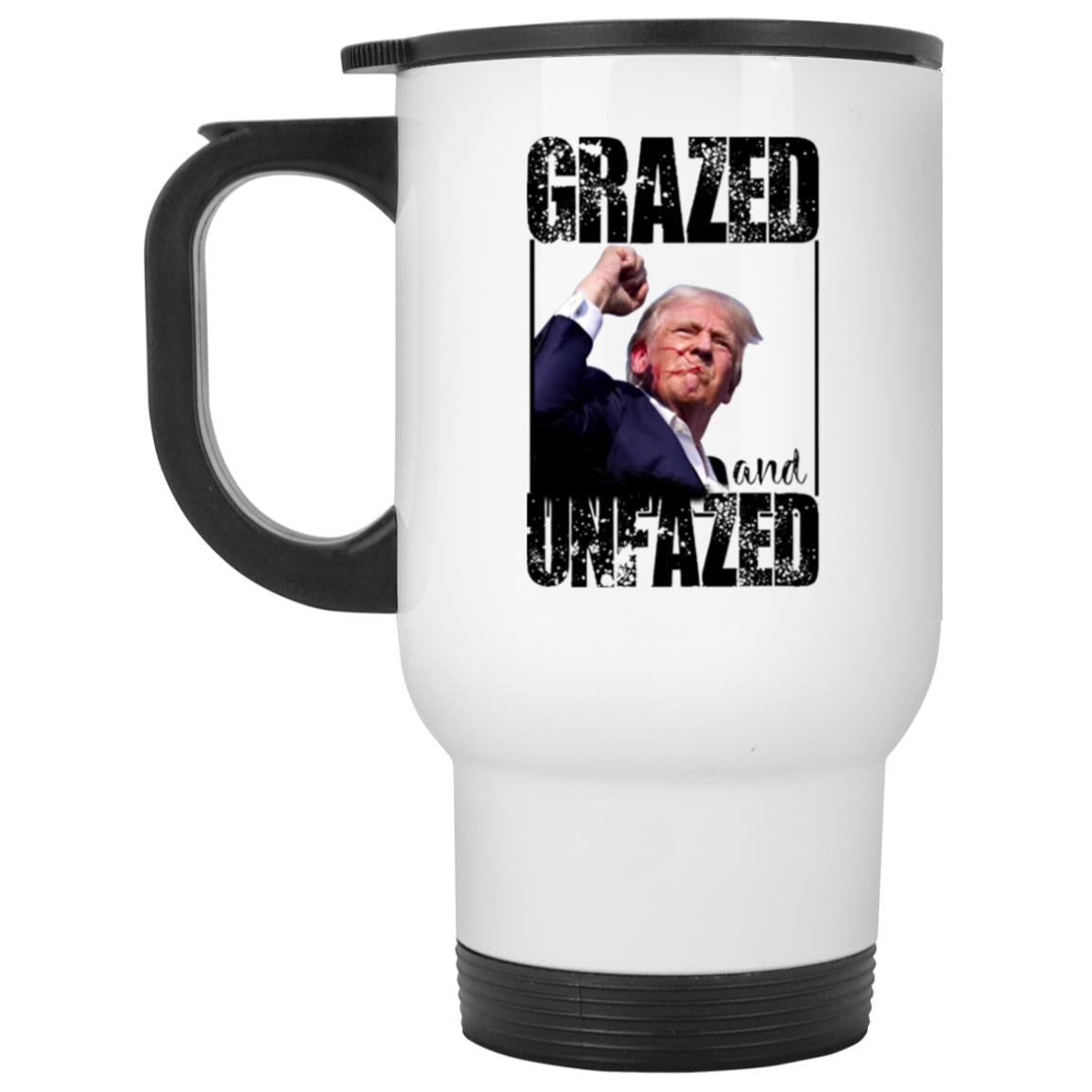 Trump Shooting Grazed And Unfazed Mug