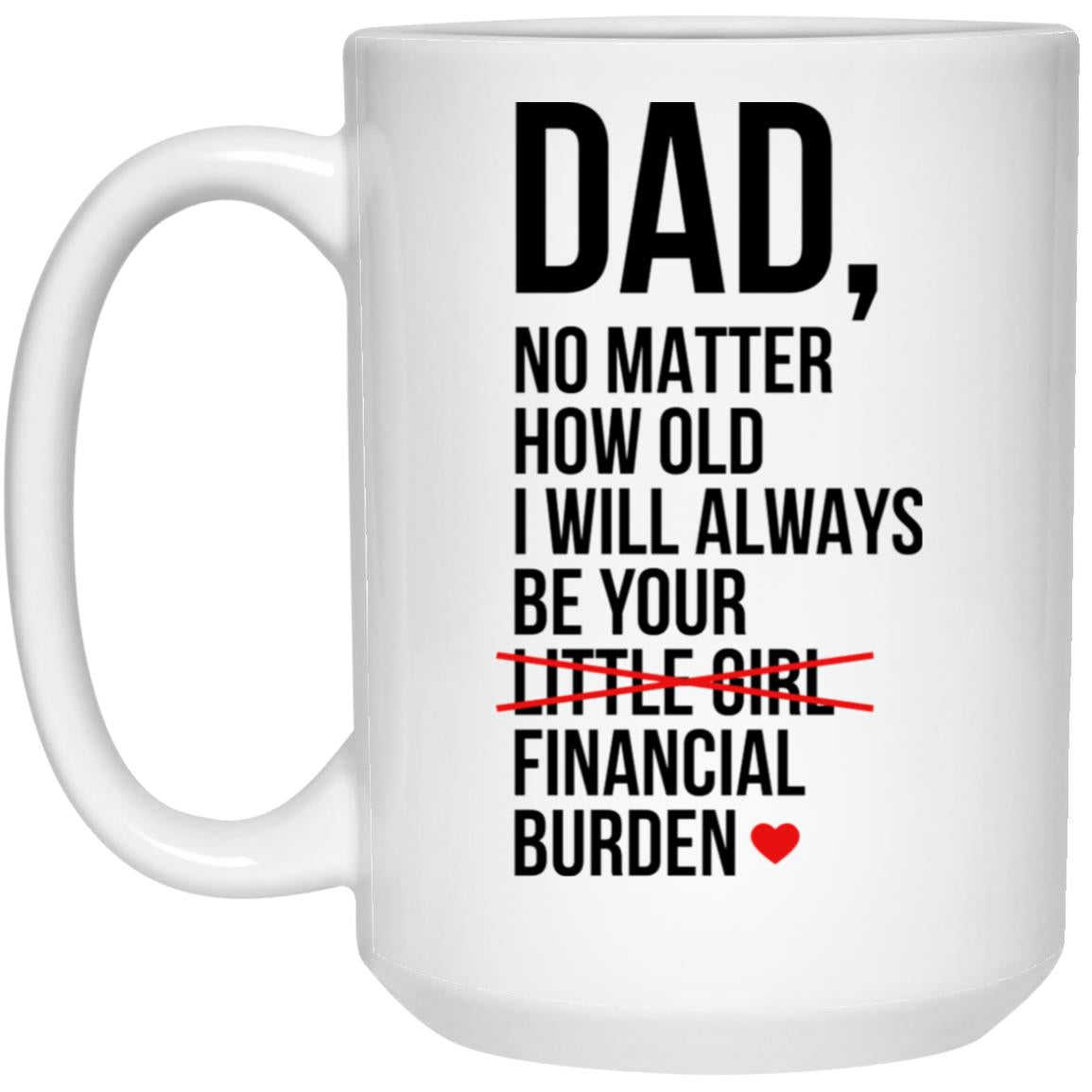 Dad I Will Always Be Your Financial Burden Mug