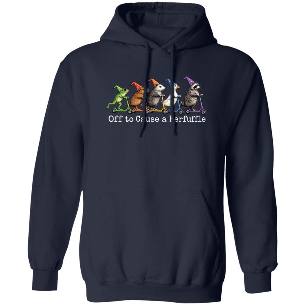 Off To Cause A Kerfuffle Frog Shirt