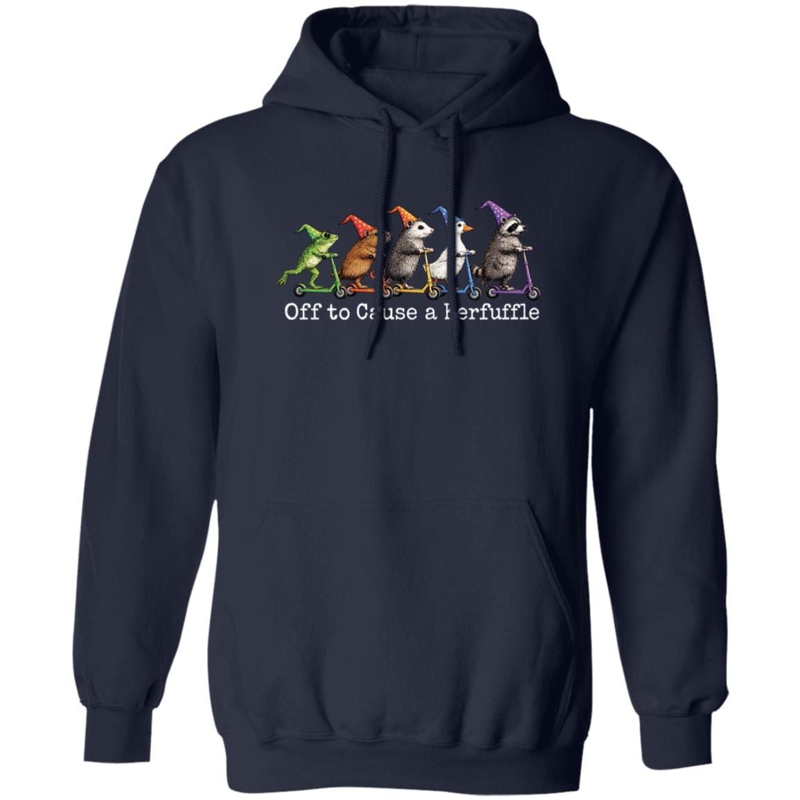 Off To Cause A Kerfuffle Frog Shirt