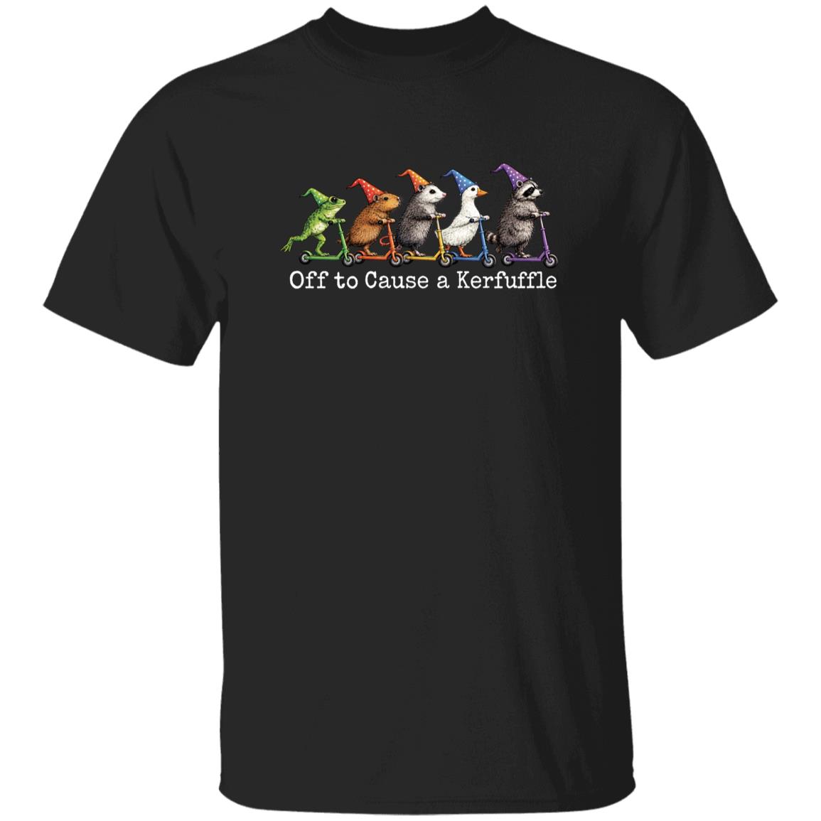Off To Cause A Kerfuffle Frog Shirt