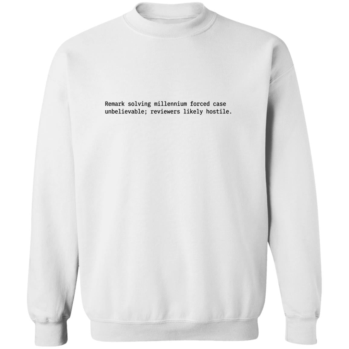 Sam Altman Remark Solving Millennium Forced Case Unbelievable Reviewers Likely Hostile Shirt