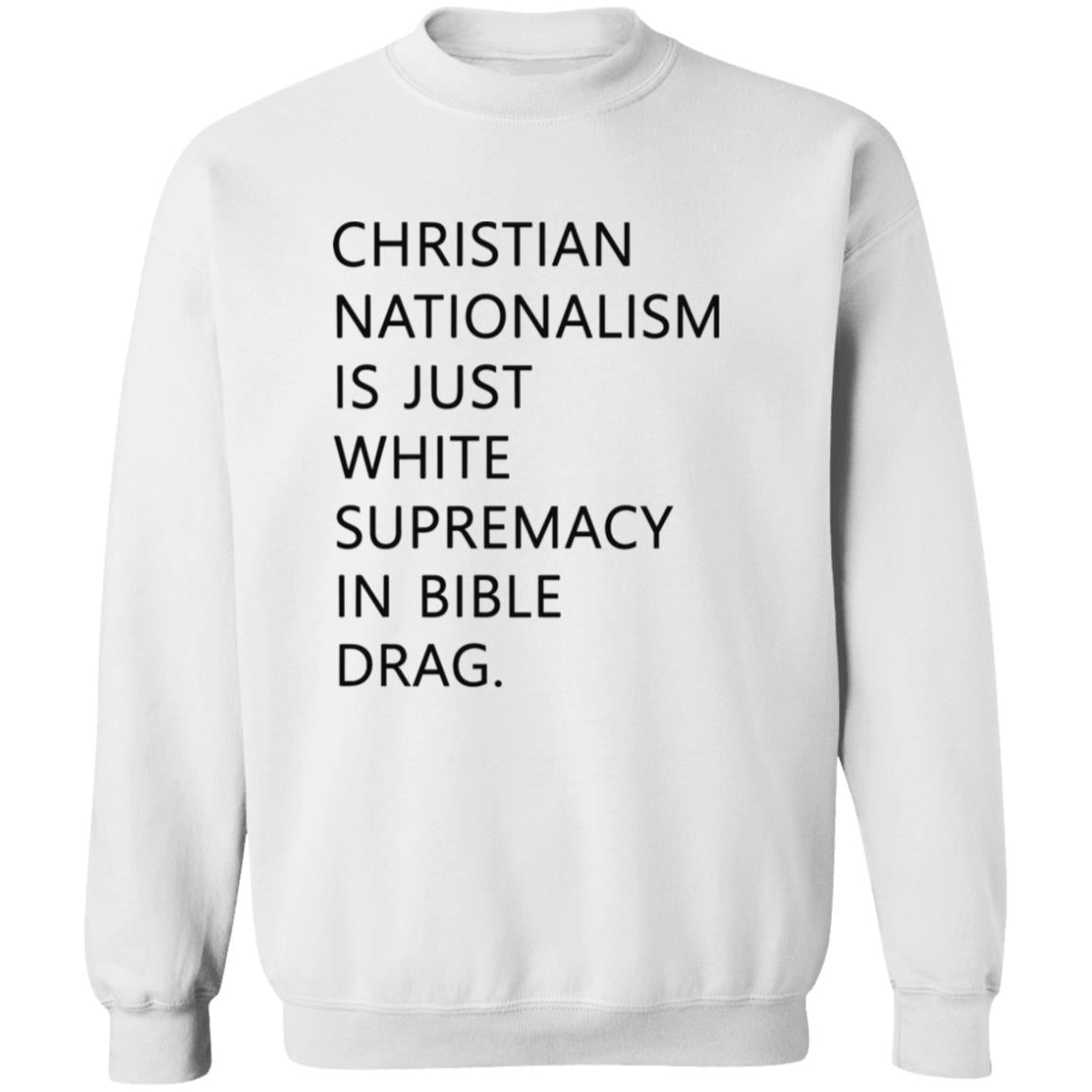 Tom Powell Jr Christian Nationalism Is Just White Supremacy In Bible Drag Shirt