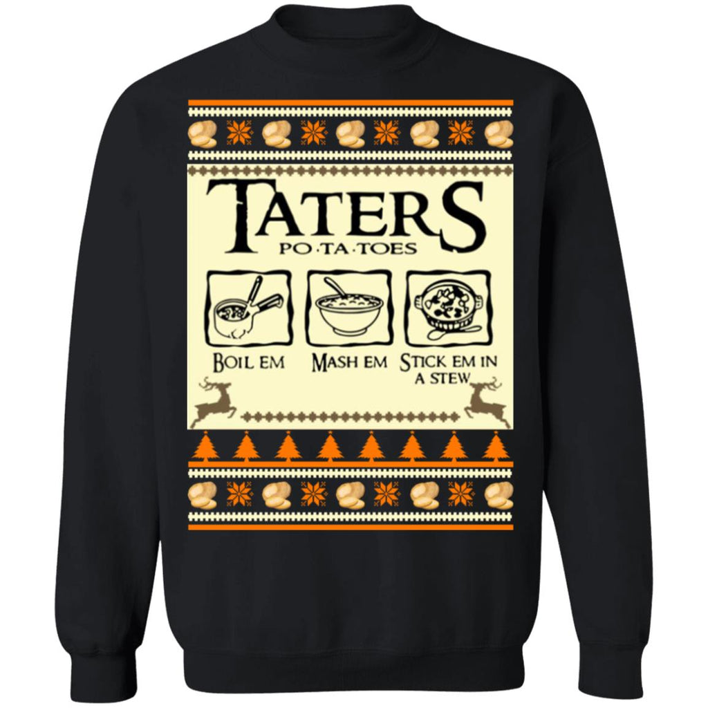 Taters Potatoes Christmas Sweater