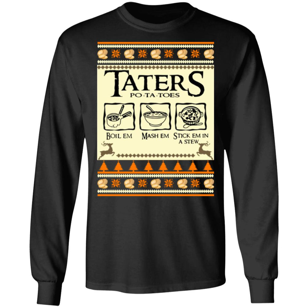 Taters Potatoes Christmas Sweater
