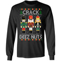 Nutcracker Crack Deez Nuts Christmas Sweater